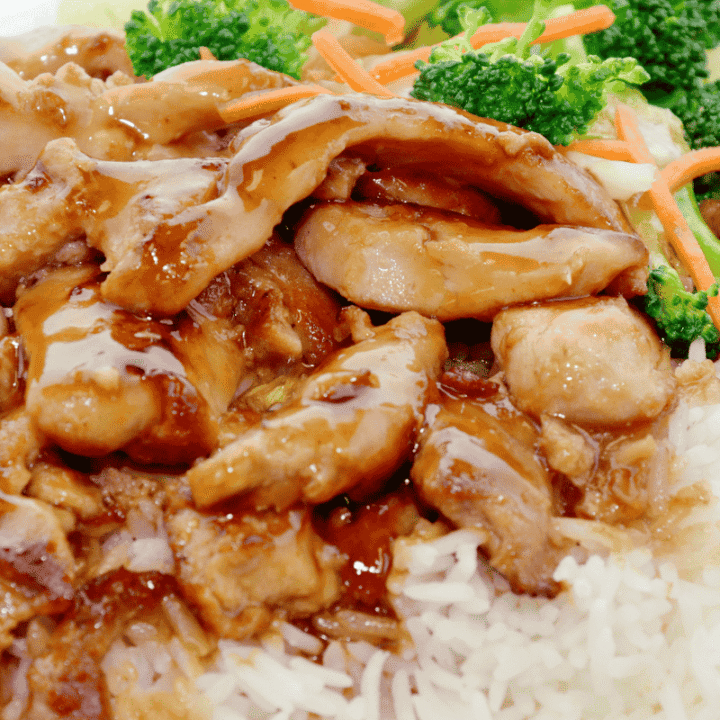 Best Hibachi Chicken & Vegetables