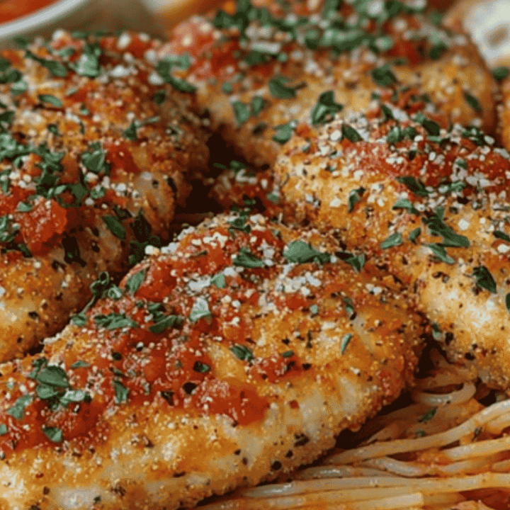 Longhorn Parmesan Crusted Chicken