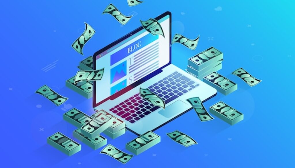 laptop-computer-with-blog-screen-money-all-around_359588-1